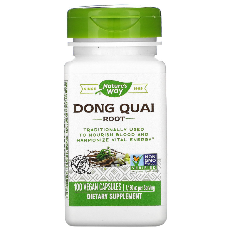 Nature's Way, Dong Quai, Root, 565 mg, 100 Vegetarian Capsules