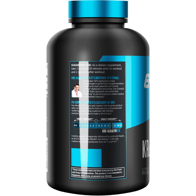 EFX Sports, Kre-Alkalyn EFX, 240 капсул