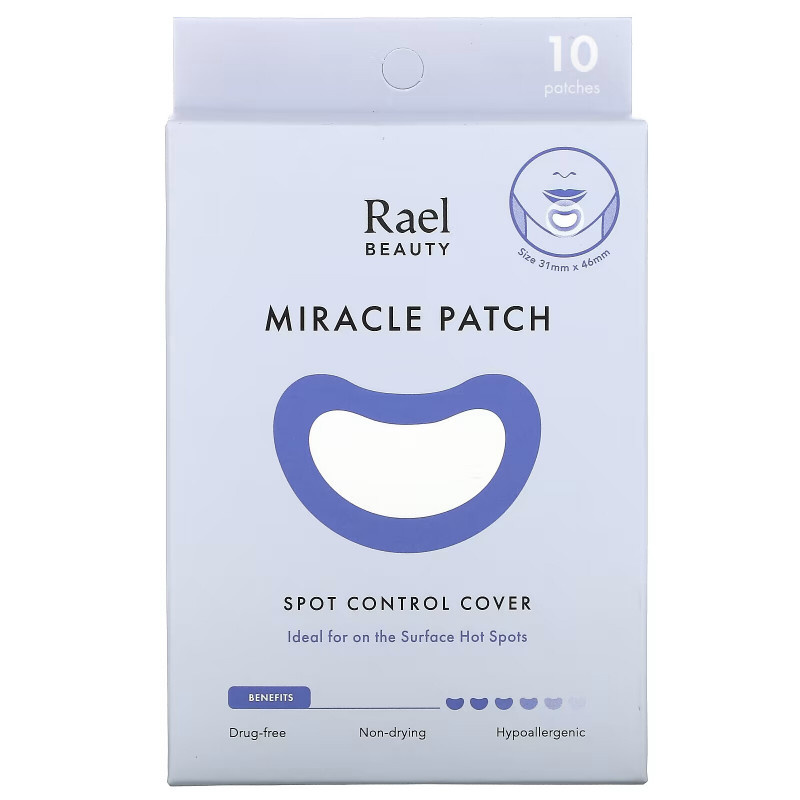 Rael, Inc., Miracle Patch, Spot Control Cover, 10 Patches