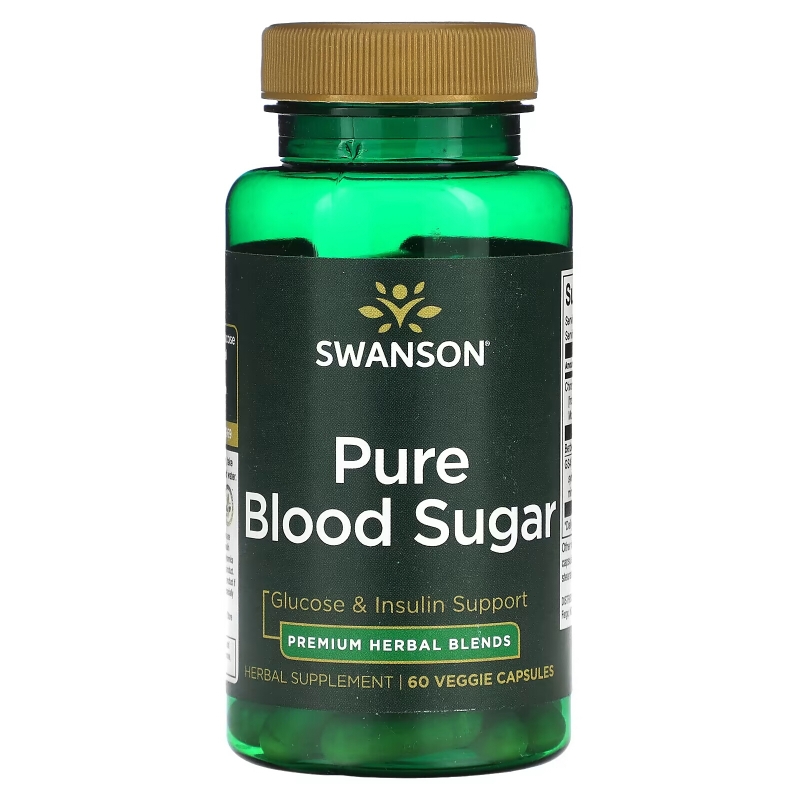 Swanson, Pure Blood Sugar , 60 Veggie Capsules
